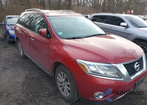 2015 Nissan Pathfinder Sv из США, поврежденный, VIN 5N1AR2MM4FC706409